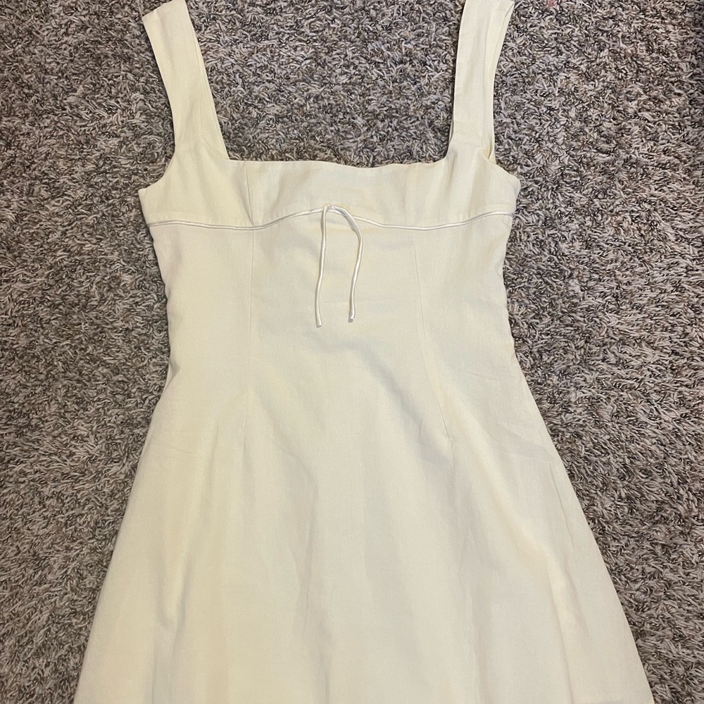Peppermayo Light Yellow Mini Dress